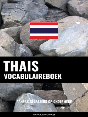 cover image of Thais vocabulaireboek